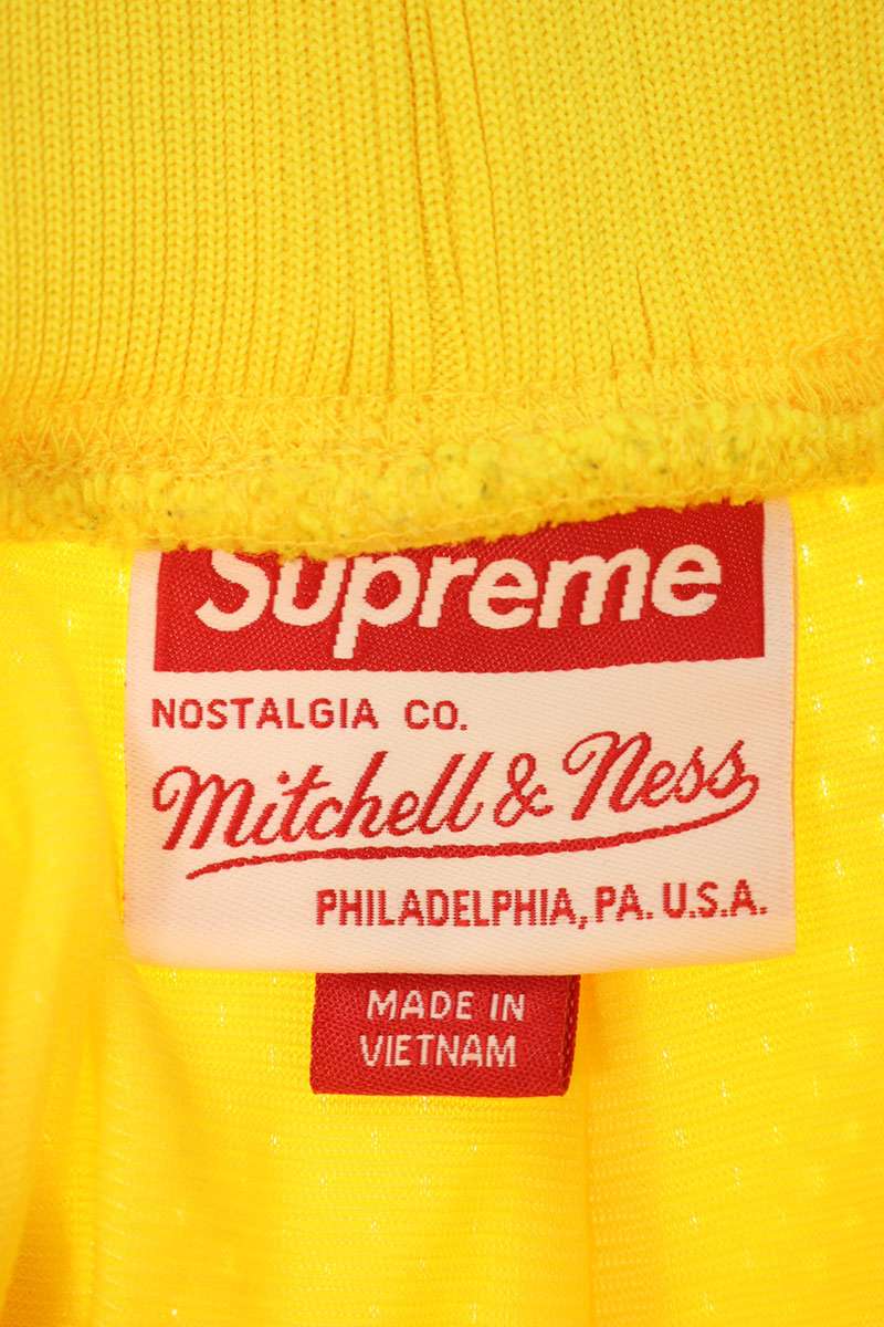 SUPREME x Mitchell&Ness Teams Shorts Yellow Size M