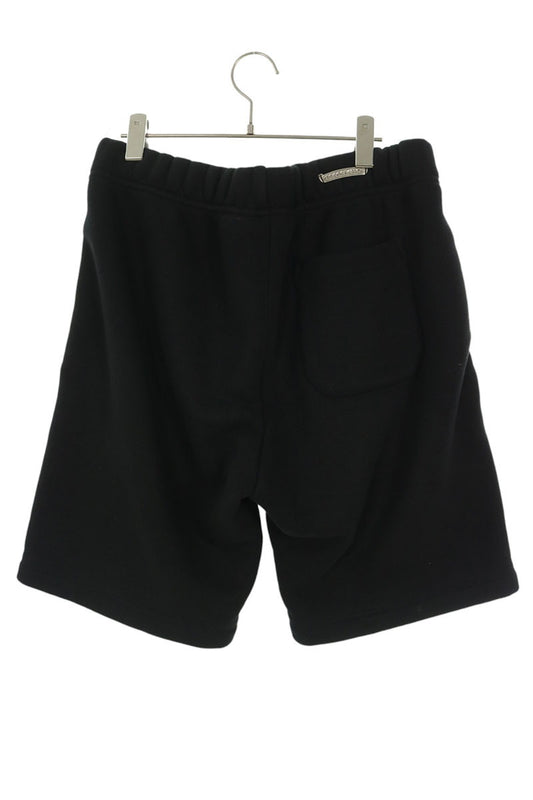 Chrome Hearts CH Logo Embroidered Shorts Black/Silver Sweatshirt Size M