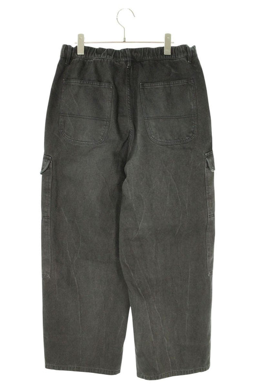 AMI Wide Denim Pants Black Size 31