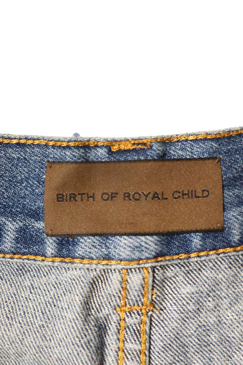 Birth Of Royal Child STELLAR PAVE Rhinestone Jeans Size S