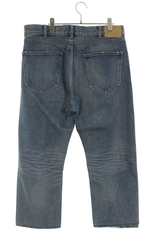 CELINE Indigo Cotton Straight Denim Pants Size 34