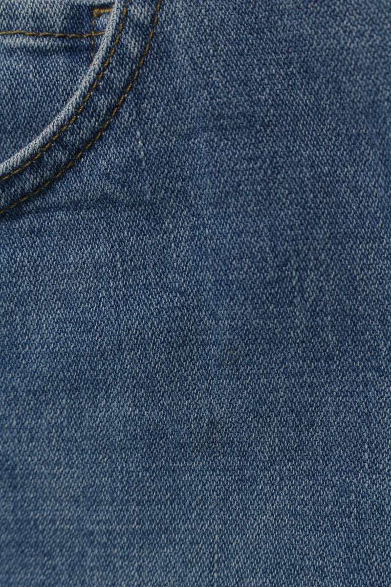 GUCCI Light Blue Back Embroidery Cotton Denim Pants Size 32