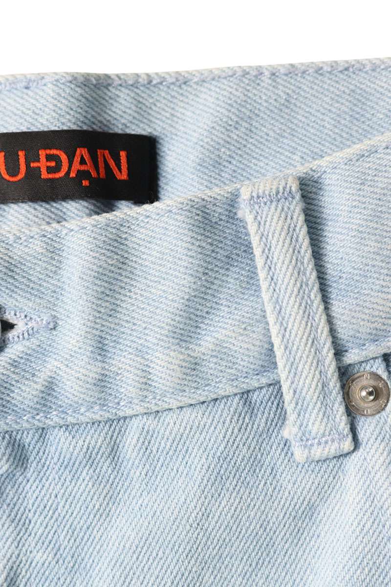 LUU DAN Wide Flare Denim Pants Blue Size 30