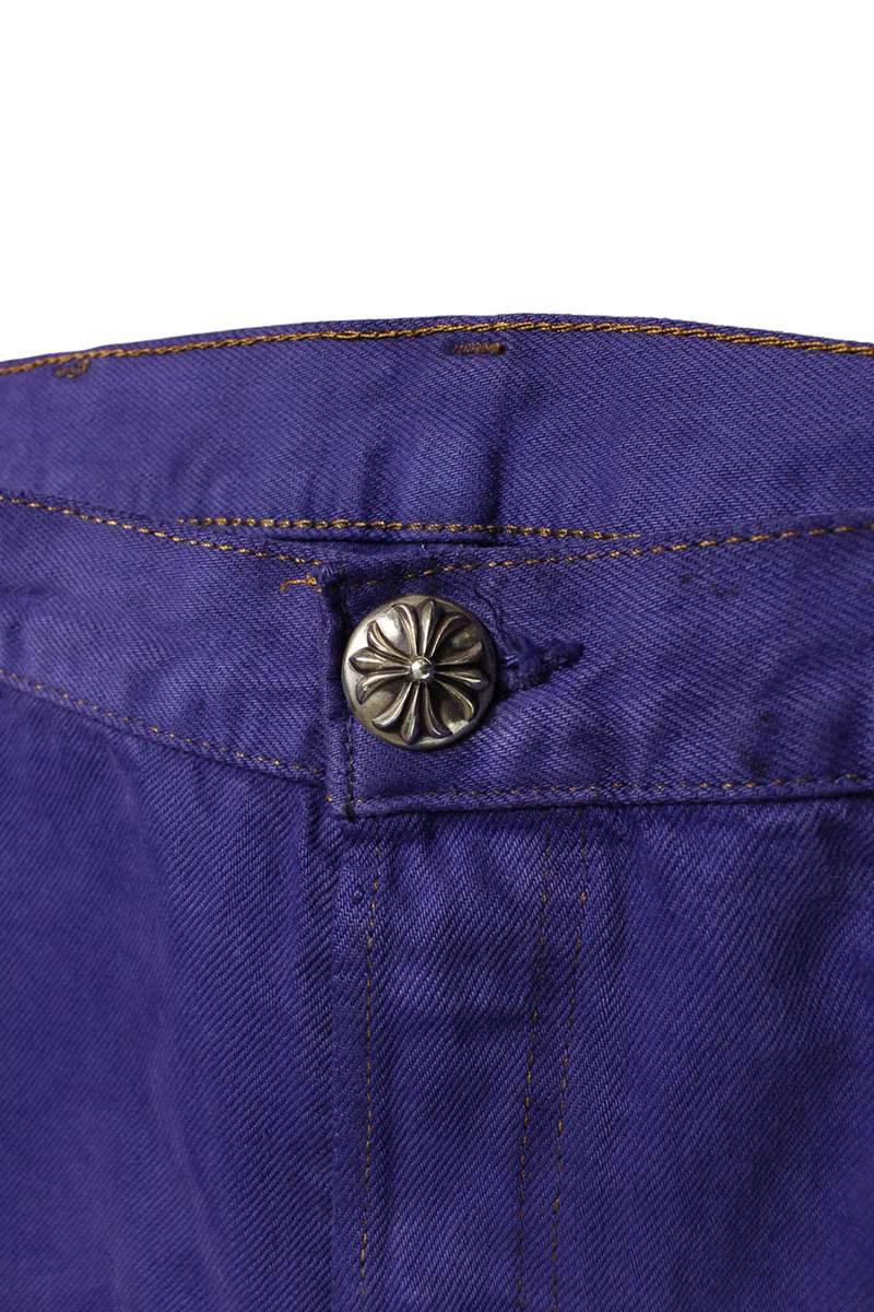 Chrome Hearts U VNTG JEAN PRPL RED TAB Color Denim Size 36