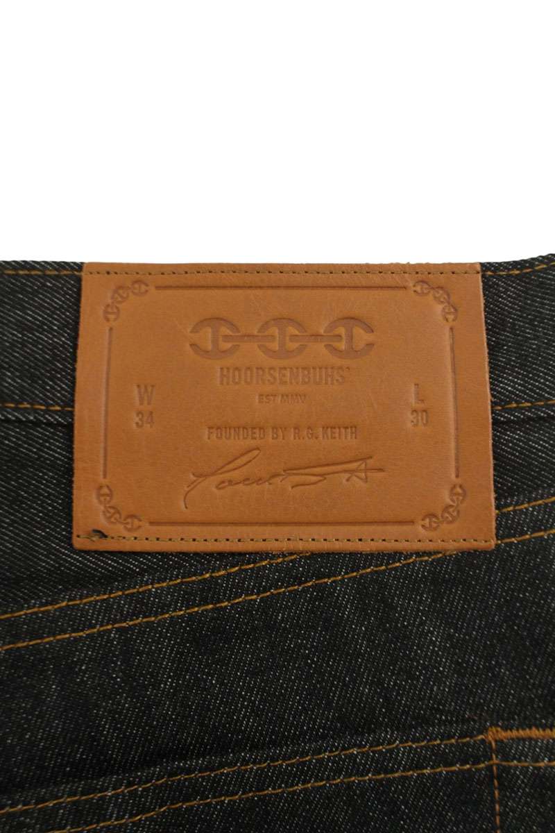 HOORSENBUHS Back Motif Embroidery Silver Hardware Size 34
