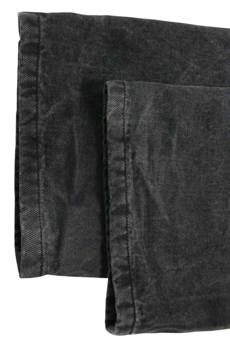 LOEWE Anagram Embroidered Baggy Denim Black Size 34
