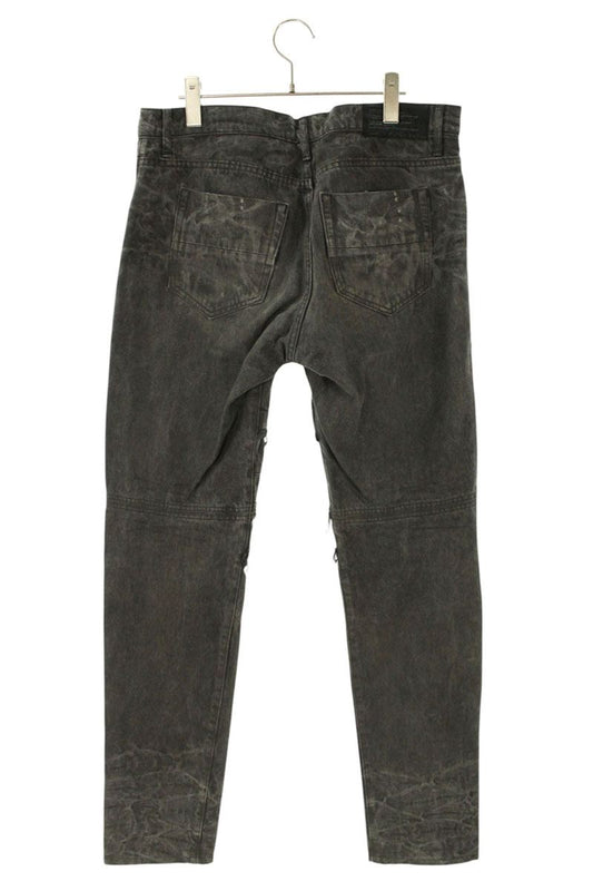 Julius 11AW Distressed Denim Pants Gray Size 3