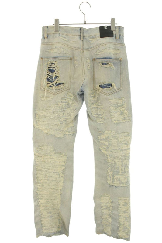 ALYX Distressed Mid-Rise Straight Denim Jeans Size 28