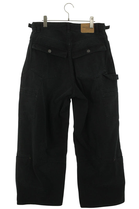 Balenciaga Denim Pants Black Size S