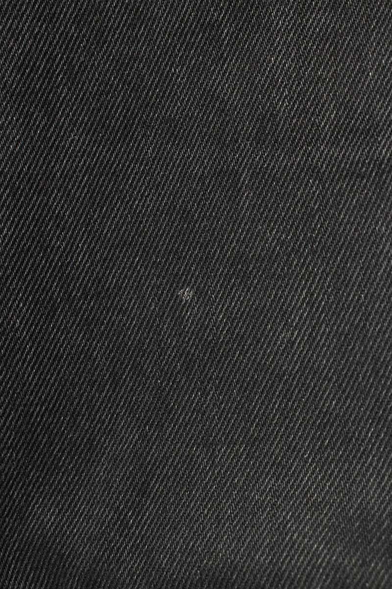 LOEWE Anagram Baggy Button-Fly Denim Pants Black Size 33