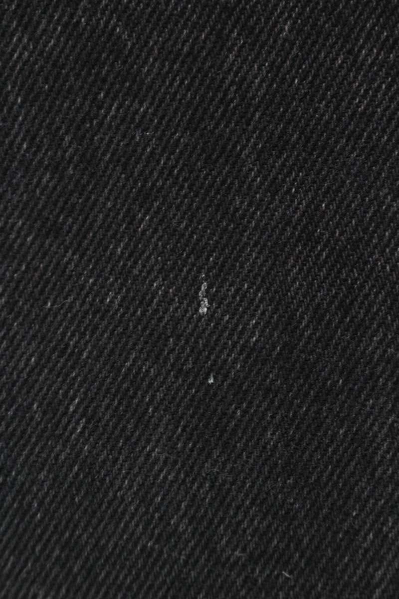 MM6 24SS Foil Double Knee Painter Pant Denim Pants Black Size 32