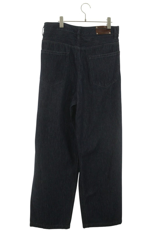 Dries Van Noten 25AW PENNING DEN Wide Denim Pants Blue Size 32