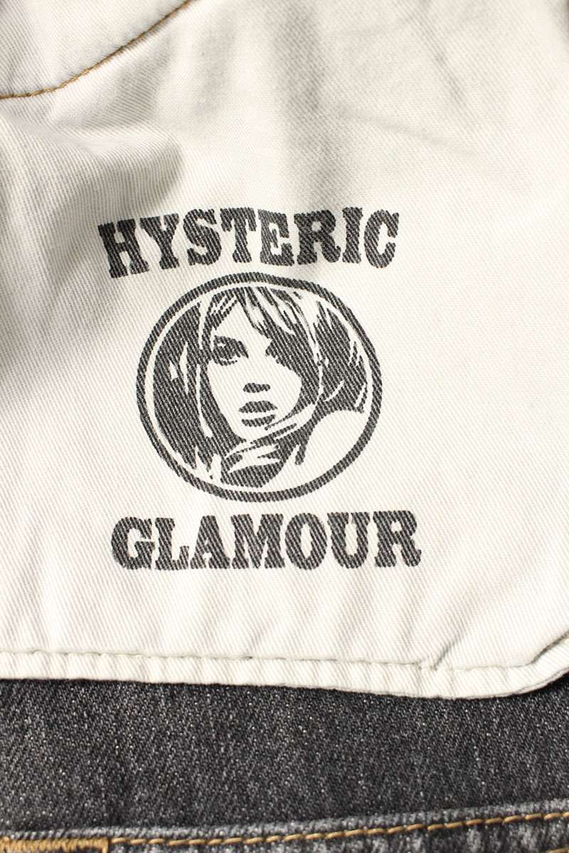 Hysteric Glamour 24SS Black Loose Straight Denim Size 29