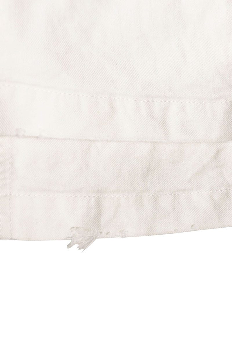 GABRIELE PASINI Cotton Button Fly Denim Pants White Size 30
