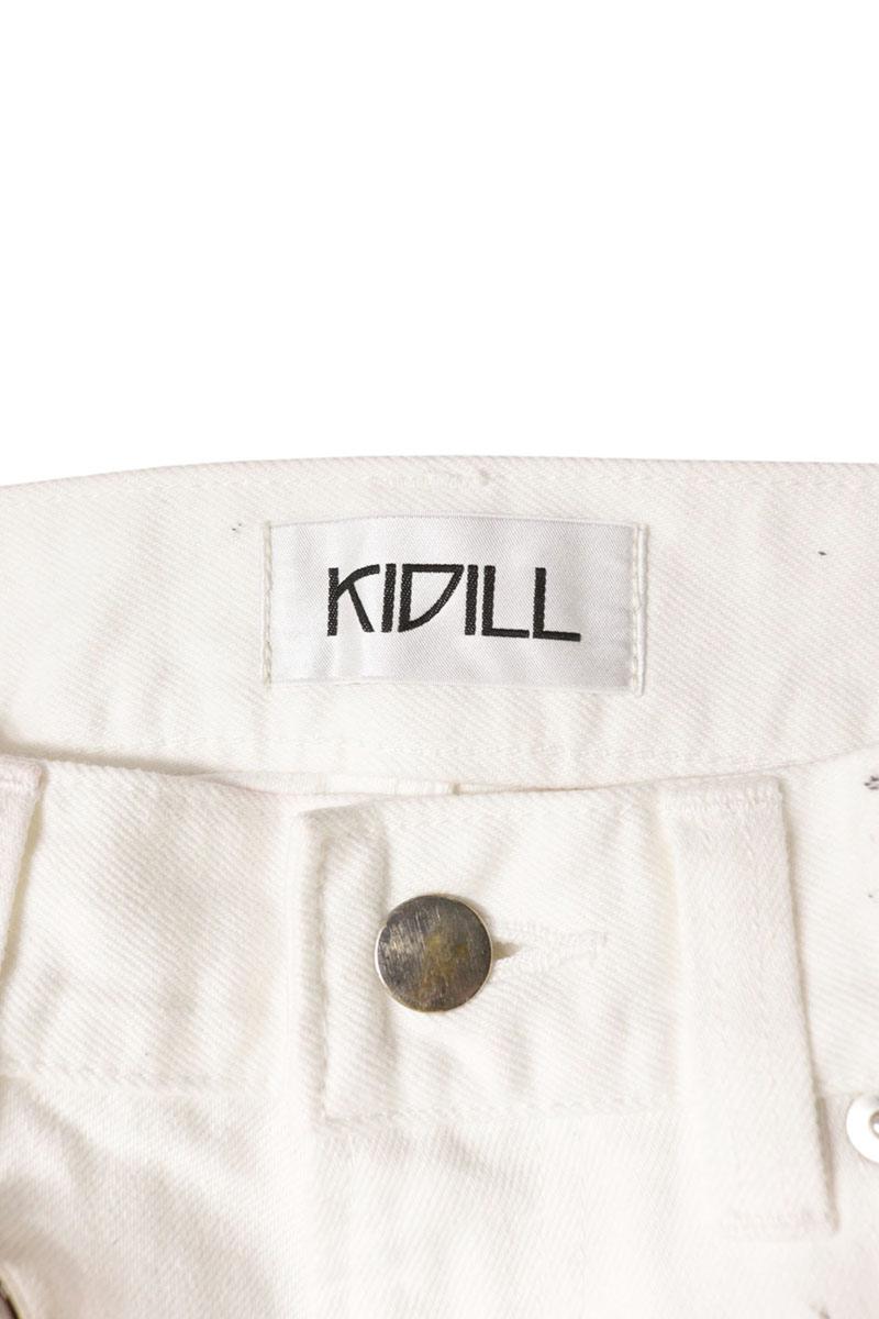 KIDILL Piercing Patchwork Paint Denim Pants Multi Size 32