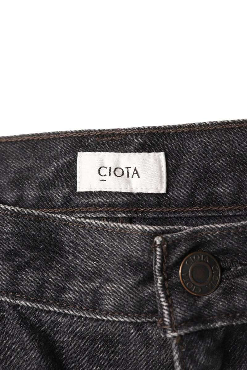 CIOTA Wide Tapered Denim Pants Black Size 32