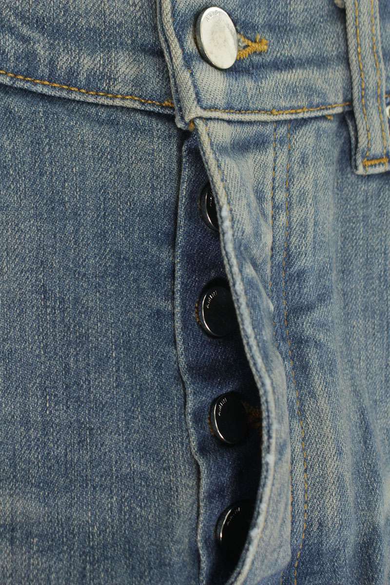 AMIRI MX1 Bandana Skinny Denim Jeans Light Blue Size 31
