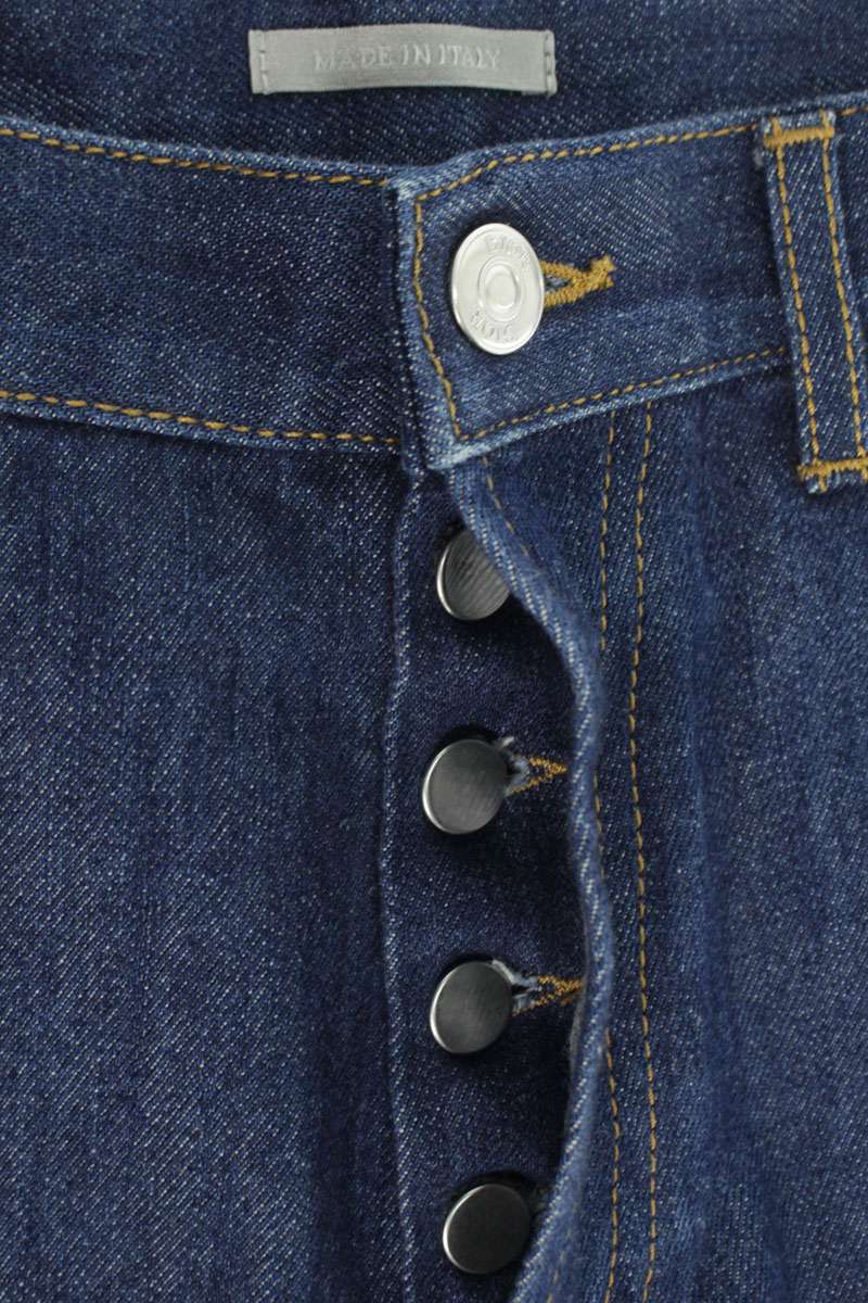 DIOR Indigo Button Fly Hem Zip Denim Pants Size 30