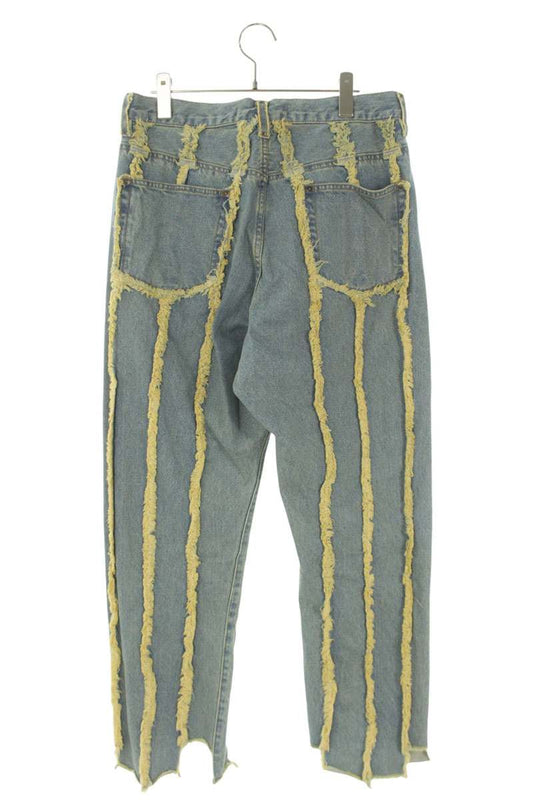 JUN Panel Denim Pants Indigo Blue Size 30