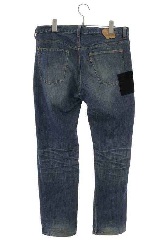 NUMBER(N)INE 03AW Kurt Velour Patchwork Denim Pants Size 36