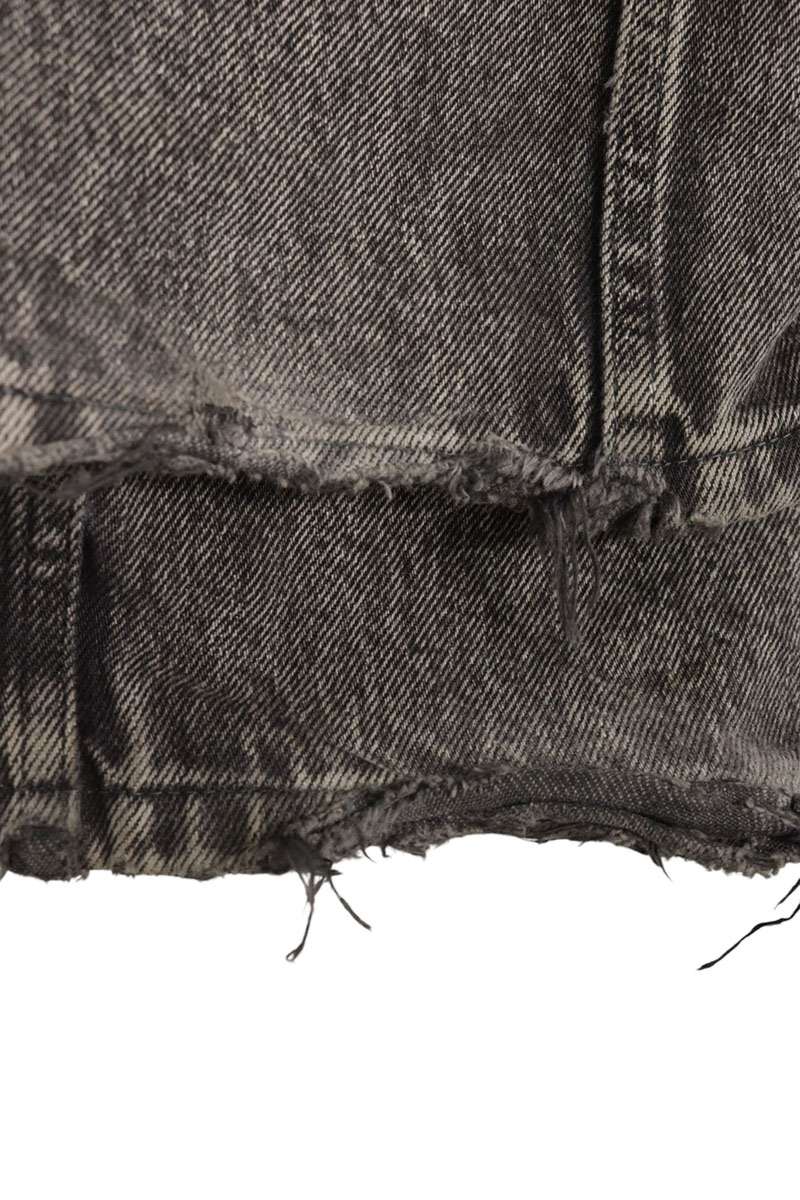 JOHNLAWRENCESULLIVAN Zip Embellished Denim Grey Size 30