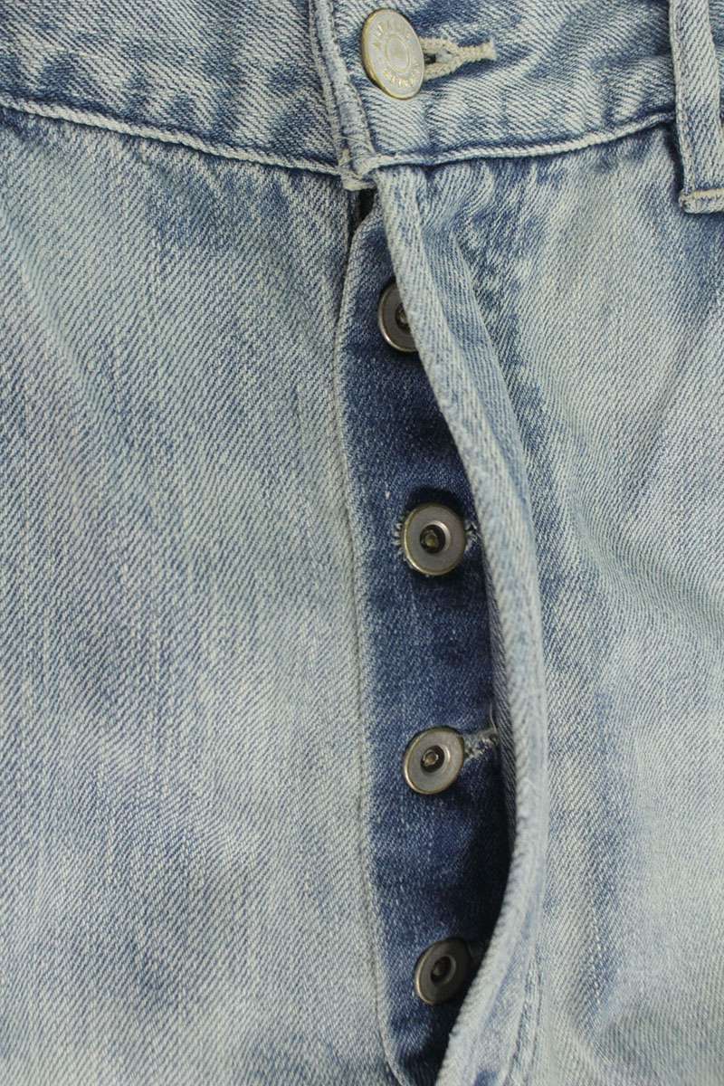 AURALEE 26SS Faded Selvedge Light Denim Wide Pants Size 32