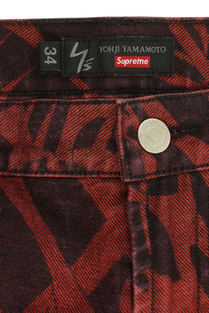 SUPREME 25AW Y's by Yohji Yamamoto Baggy Jean Size 34