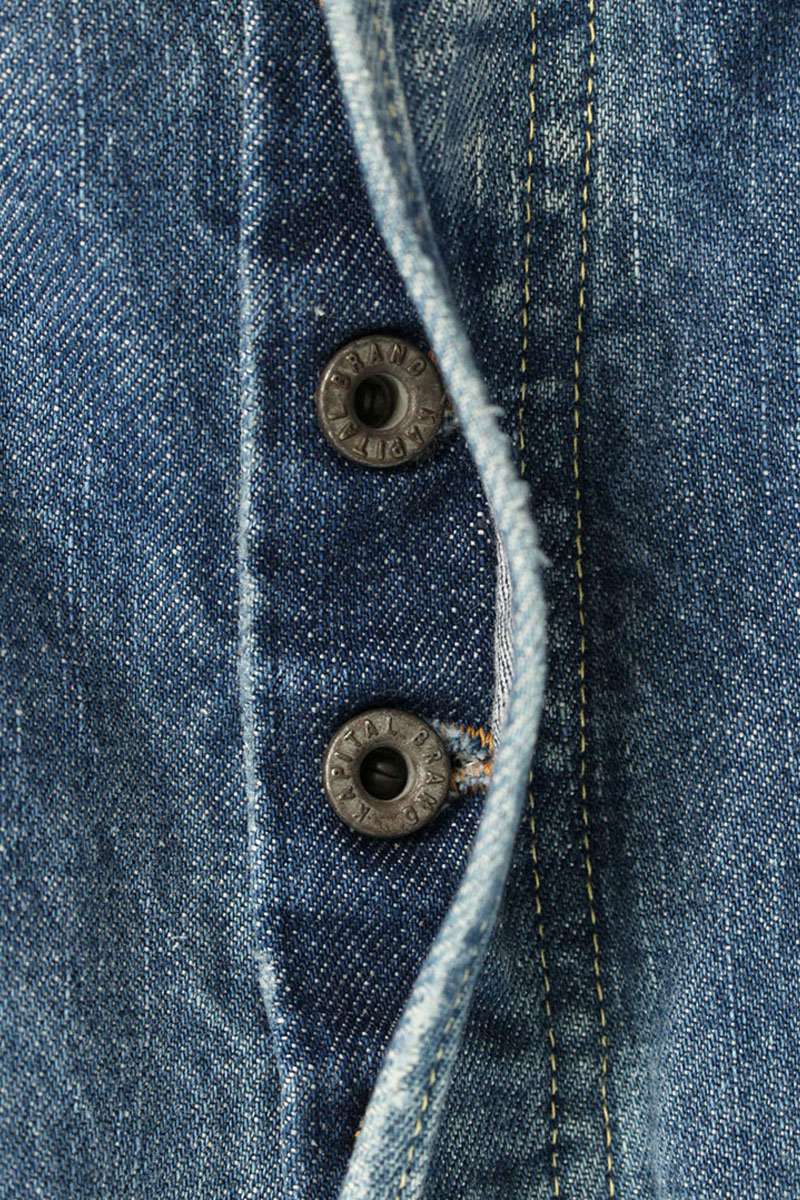 KAPITAL 14oz 5P Monkey CISCO Button Fly Denim Pants Size 38