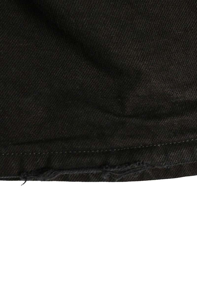AMIRI Black Coated Cargo Flare Denim Pants Size 33
