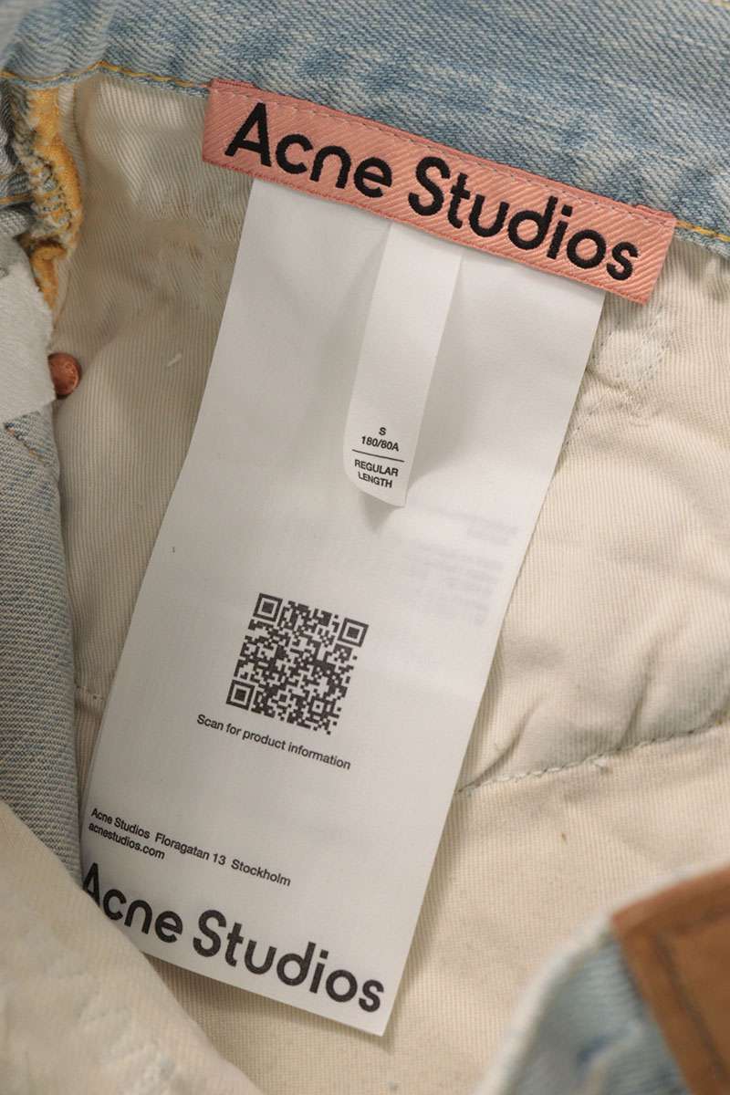ACNE STUDIOS 26SS 2010M Distressed Indigo Denim Size 30