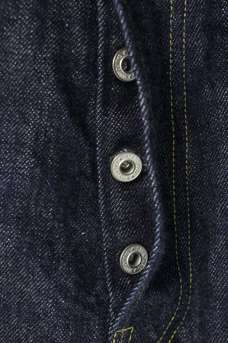 STANDARD CALIFORNIA 5-Pocket Button Fly Denim Blue Size 32