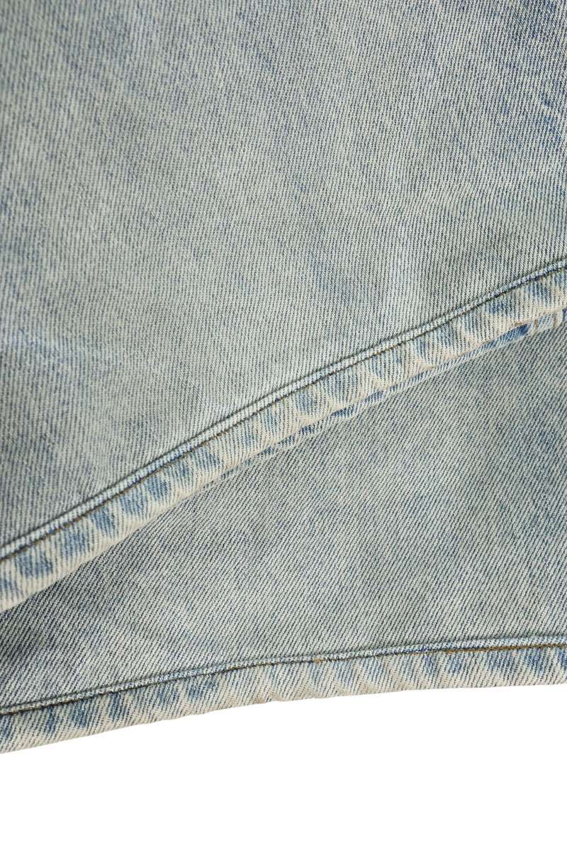BALENCIAGA 24SS Size Sticker Wide Baggy Jeans Size XS