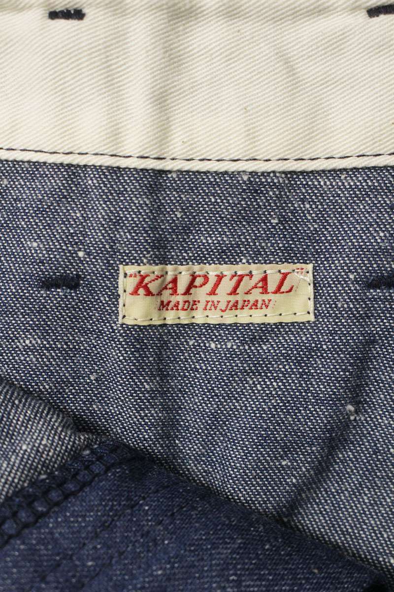 KAPITAL Indigo 10oz Tatami Painter Denim Pants Size 2