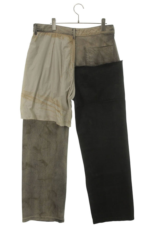 DRKSHDW Dust Washed Panel Jeans Black/Indigo Size 30
