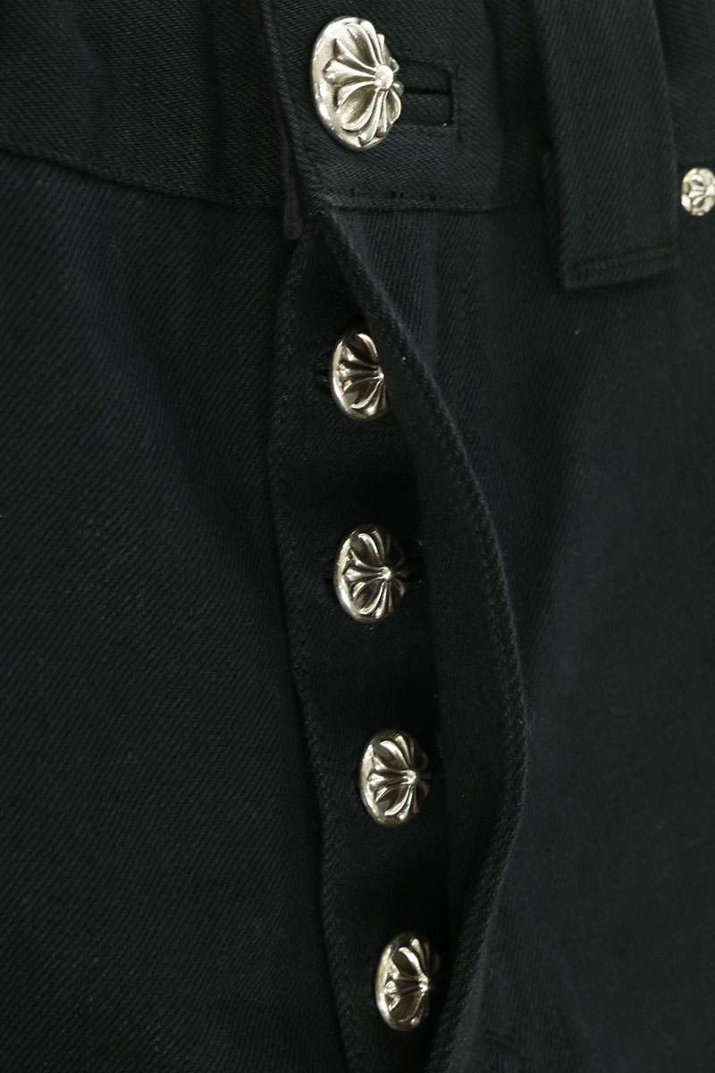 Chrome Hearts STREET SWEEPER Hem Strap Wide Denim Size 30