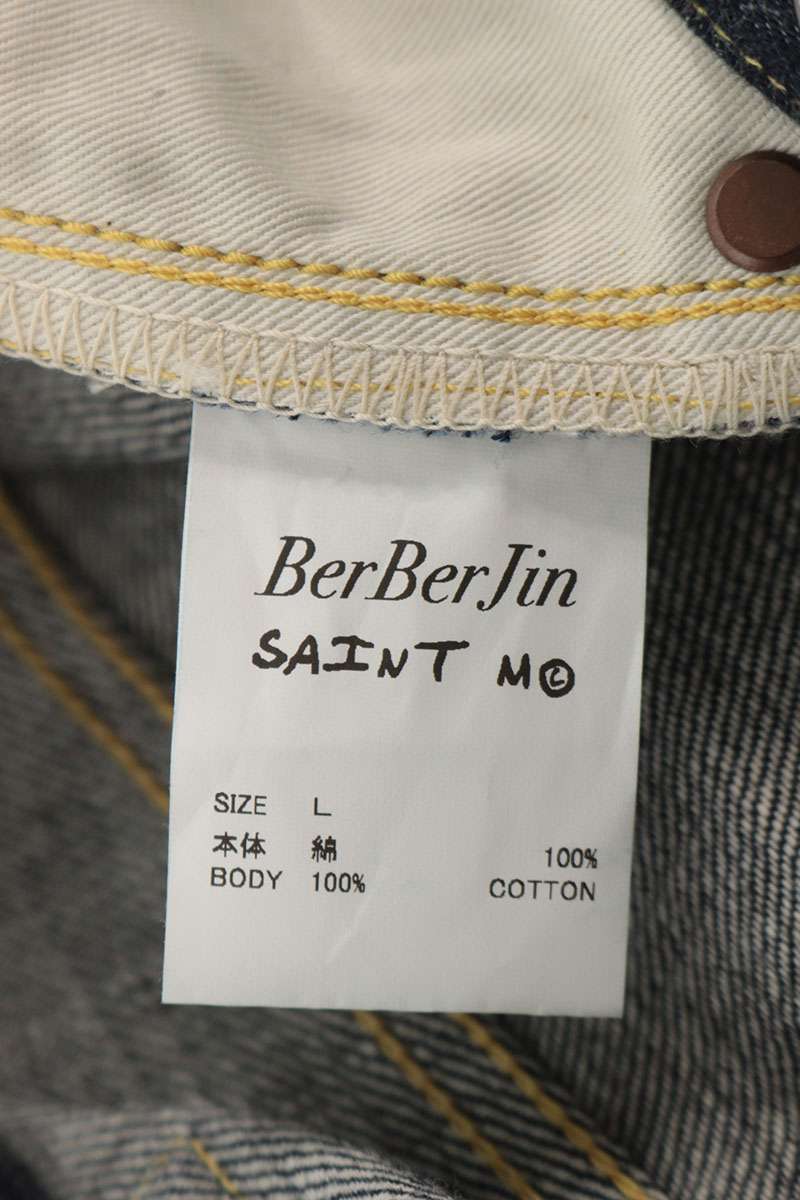 SAINT MICHAEL x Berberjin 25AW 5-Pocket Rigid Denim Size L
