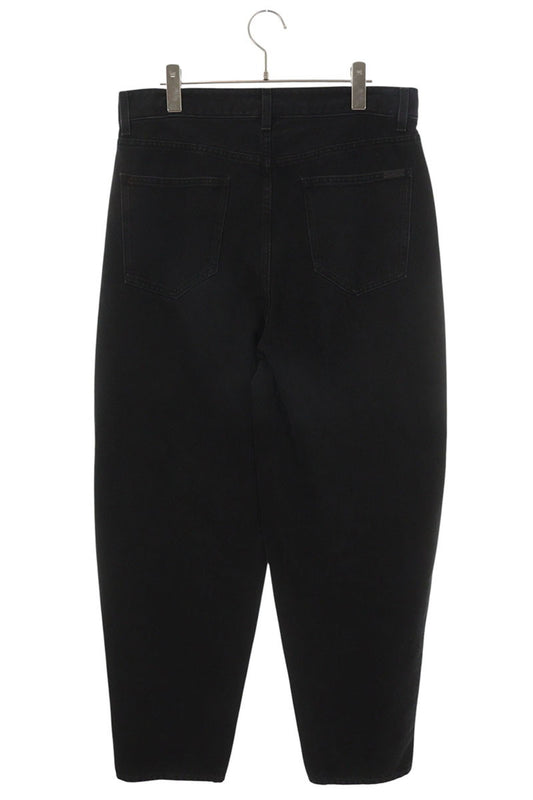 SAINT LAURENT PARIS Black Tapered Baggy Denim Jeans Size 31
