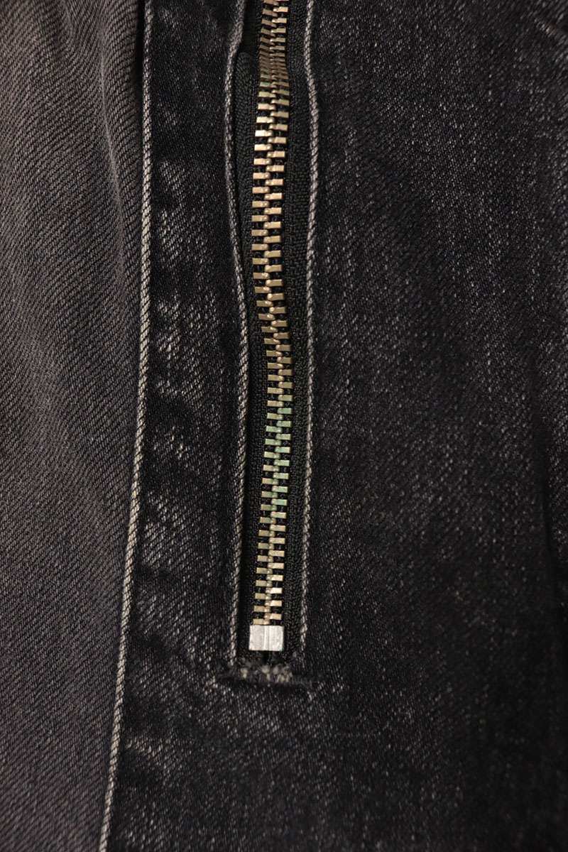 Jieda Black Switching Zip Denim Jeans Size 1