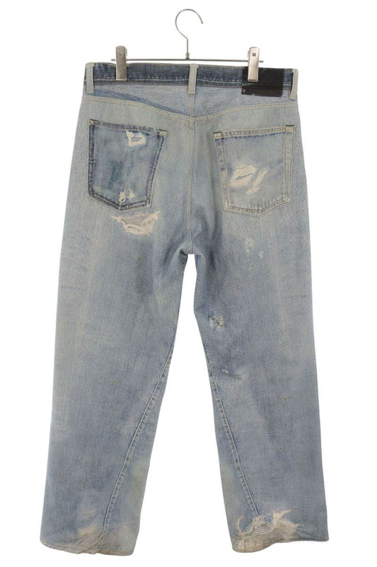 OUR LEGACY THIRD CUT Transfer Print Denim Jeans Blue Size 30