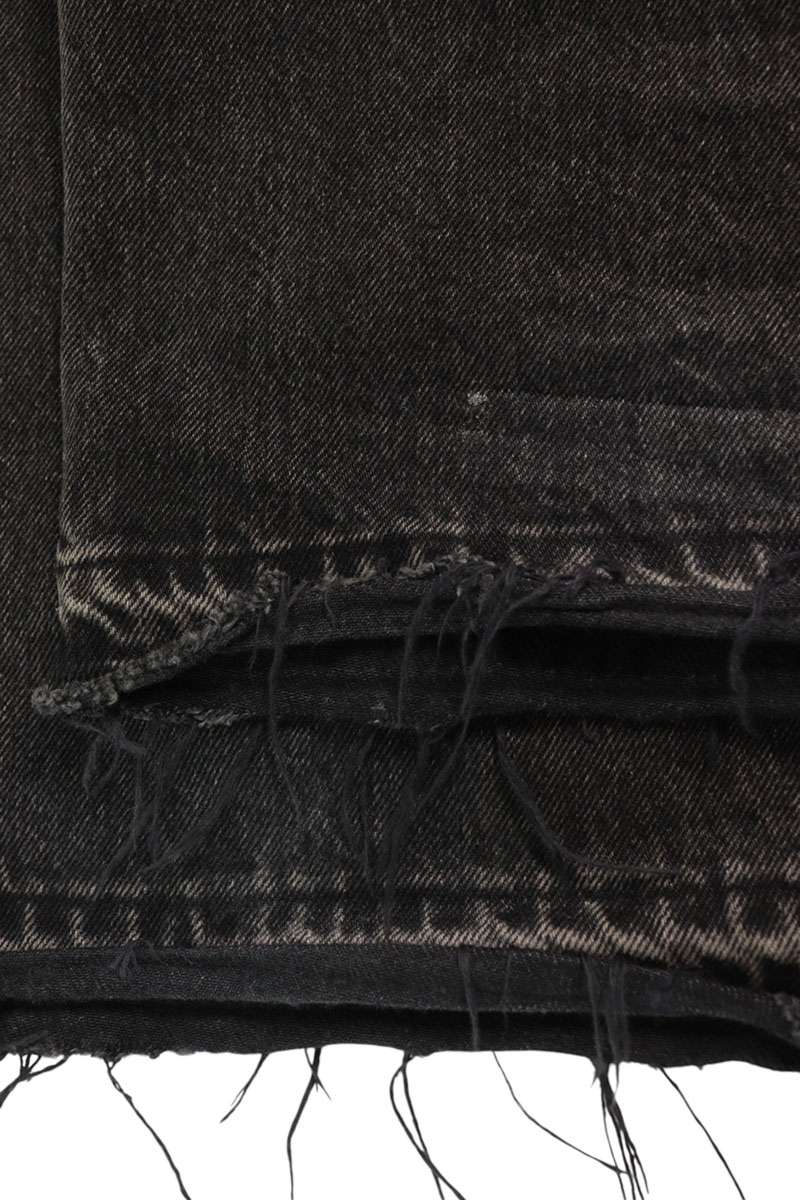 CELINE Wesley Distressed Black Jeans Size 30