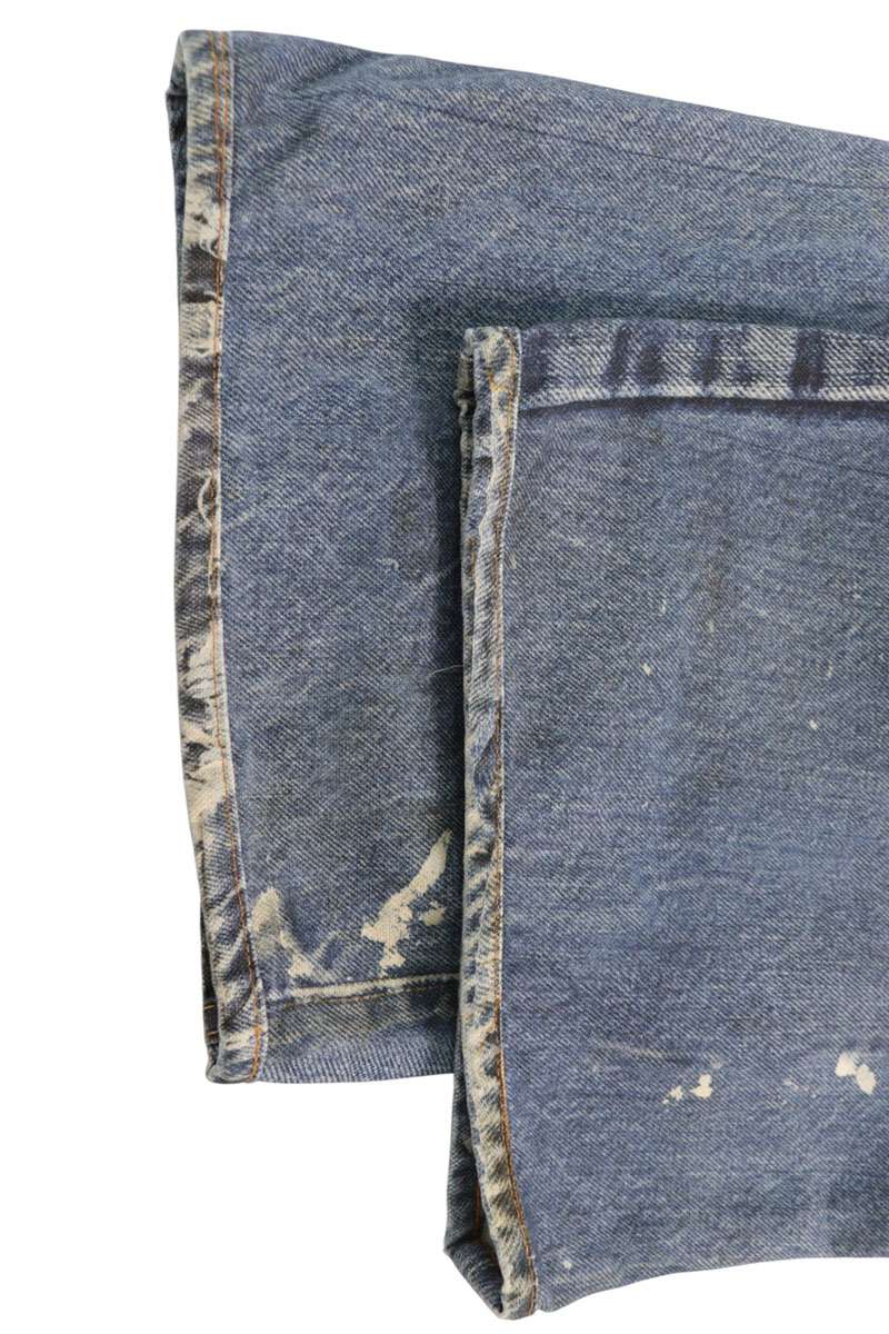 ACNE STUDIOS 1981M Trompe L'oeil Keychain Jeans Blue Size 48