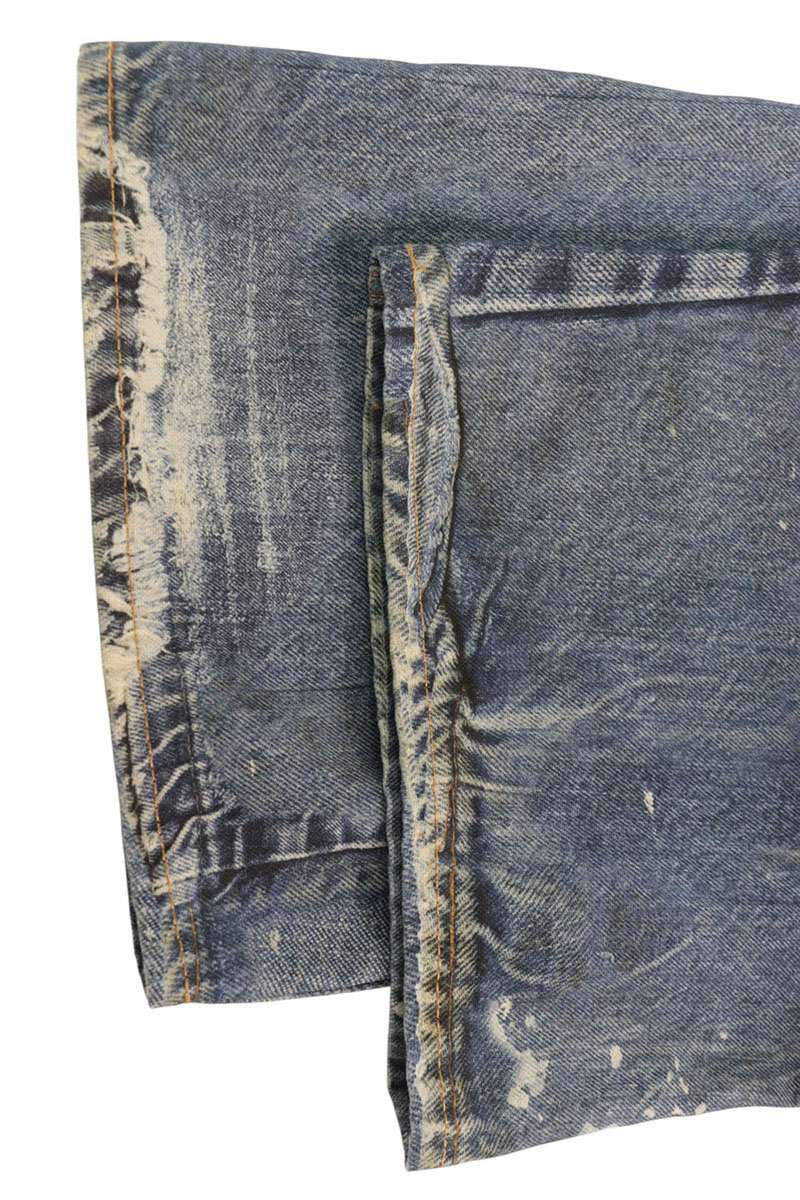 ACNE STUDIOS 1981M Trompe L'oeil Print Jeans Size 48