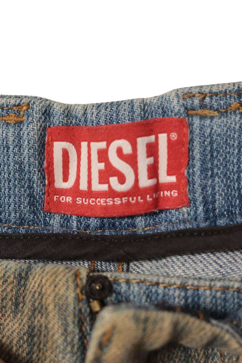 DIESEL Dust Wash Straight Jeans Blue Size 30