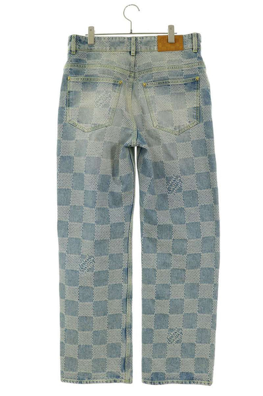 LOUISVUITTON 24AW Damier Skate Denim Jeans Size 31