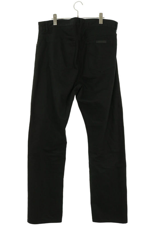 FOG ESSENTIALS Rubber Logo Wide Jeans Black Size 34