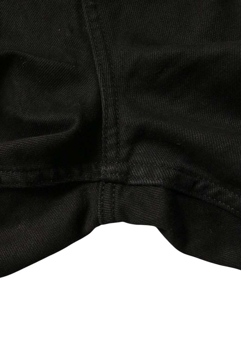 FOG ESSENTIALS Rubber Logo Wide Jeans Black Size 34