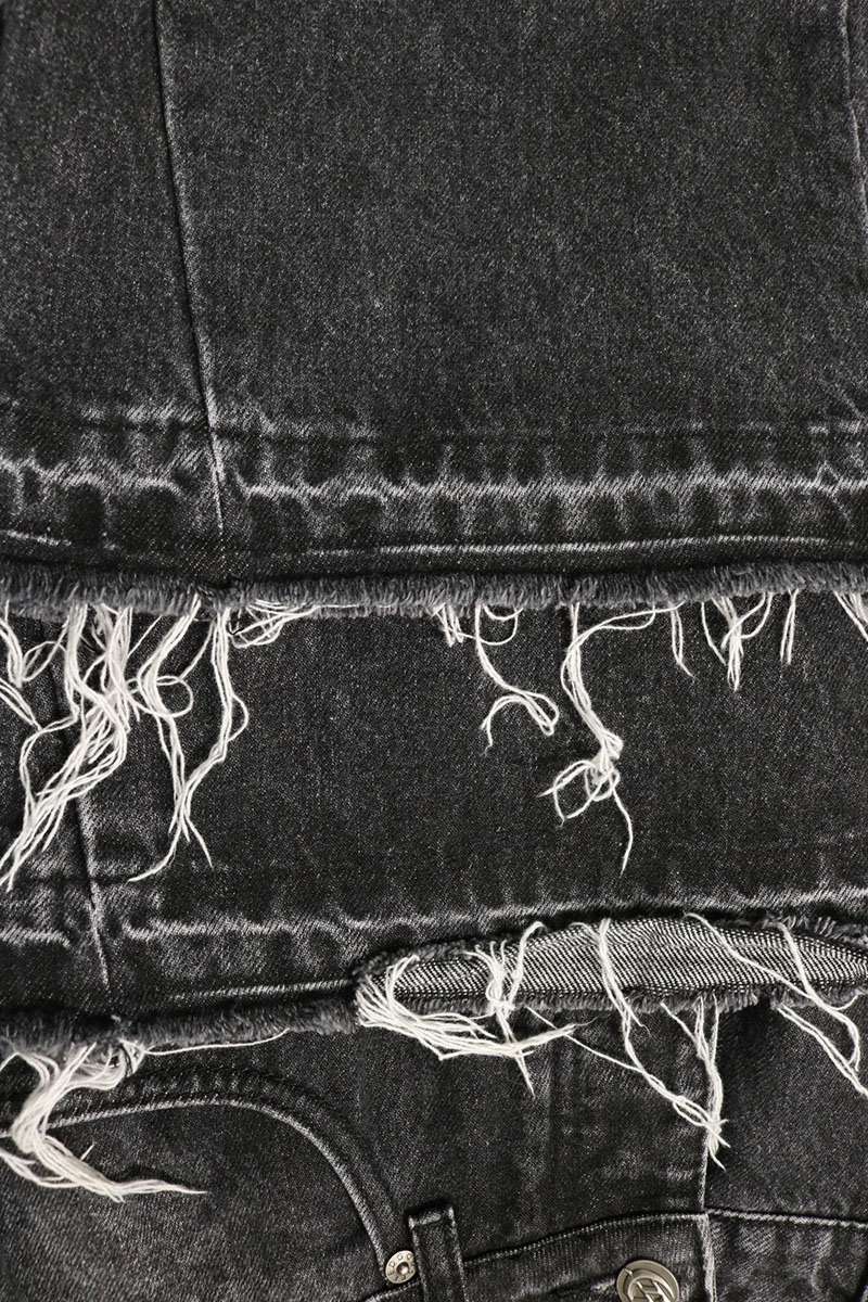 GODSPEED NEW YORK OG Logo Flare Denim Jeans Black Size 30