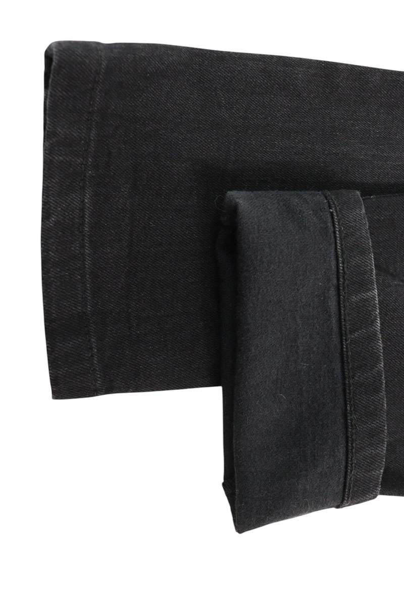 SAINT LAURENT PARIS Distressed Skinny Denim Black Size 26