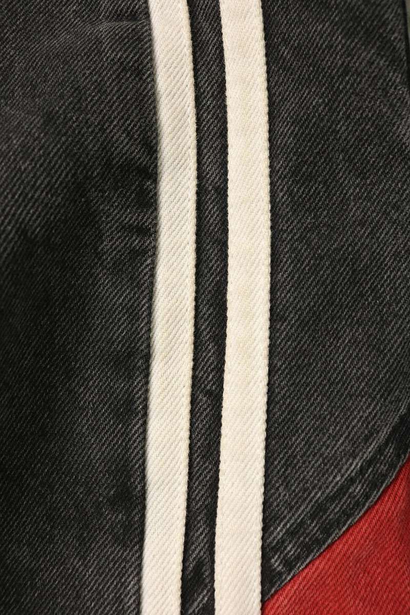 BALENCIAGA Sideline Track Denim Jeans Multi Size M