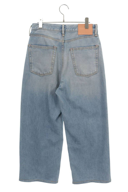 ACNE STUDIOS Distressed Baggy Fit Blue Denim Size 44